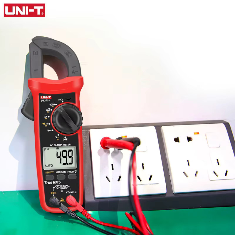 UNI-T Digitales Zangenmultimeter AC DC Zangen Amperemeter Voltmeter in Rot - Bild 2