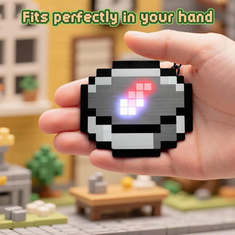Yiran toy 3D Pixel Kompass Schlüsselanhänger wiederaufladbar - Bild 2