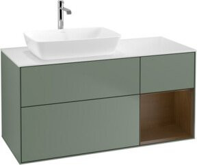 V&B Waschtischunterschrank Finion in Weiß lackiert, Breite: 120 cm, Tiefe: 50,1 cm, Höhe: 50,1 cm - Bild 1