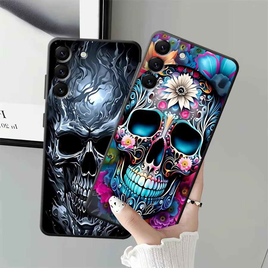Gotische Skelett Handyhülle für Samsung Galaxy in Multicolour - Bild 2