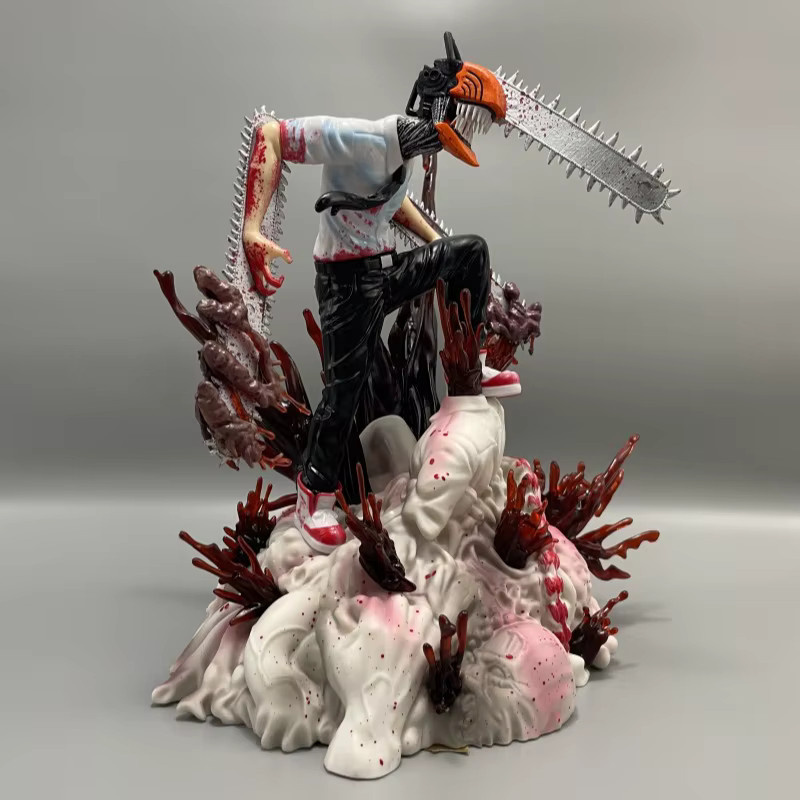 Crunchyroll Chainsaw Man Denji Actionfigur Statue, Desktop-Ornament - Bild 2