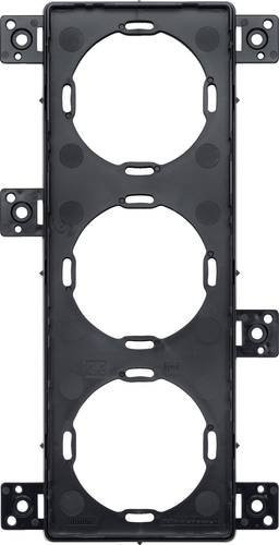 Merten 3fach Einsatz Adapter 512603 in Schwarz - Bild 1