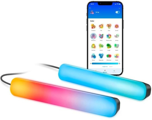 WiZ Gradient Light Bar TV-Hintergrundbeleuchtung 2er-Set Multicolor und Weiß - Bild 1