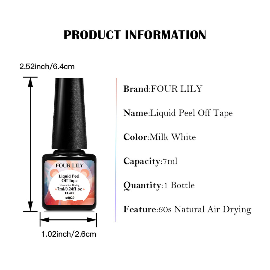 Four Lily Nagel-Abziehflüssigkeit, 7 ml, Nagelhautschutz - Bild 5