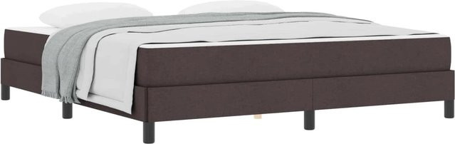 vidaXL Boxspringbett mit Matratze in Braun aus Stoff mit Taschenfederkern B/T/H: 180 x 200 x 45 cm - Bild 1