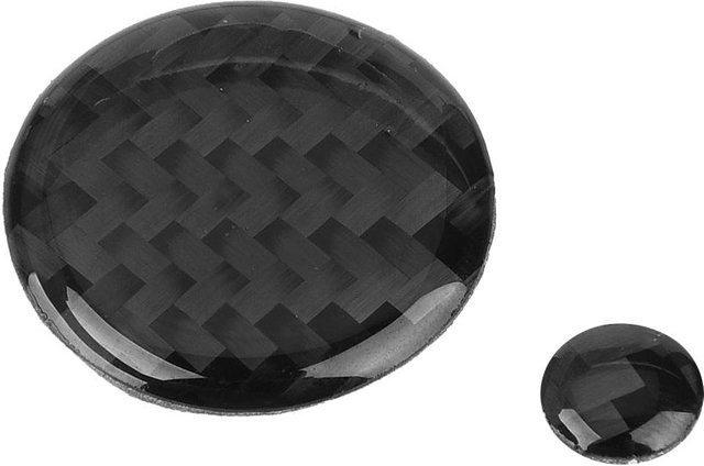 Neoglint 2er-Set Lautstärkeregler Abdeckung aus echtem Carbon für Mazda CX5 2017 2018, Schwarz - Bild 1