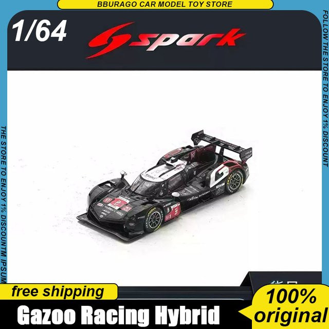 Spark Gazoo Racing Hybrid Le Mans Hypercar, Legierungsauto-Modell, 1:64 - Bild 1