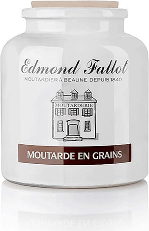 La Moutarderie Fallot Dijon-Senf grobkörnig scharf 500 g - Bild 1