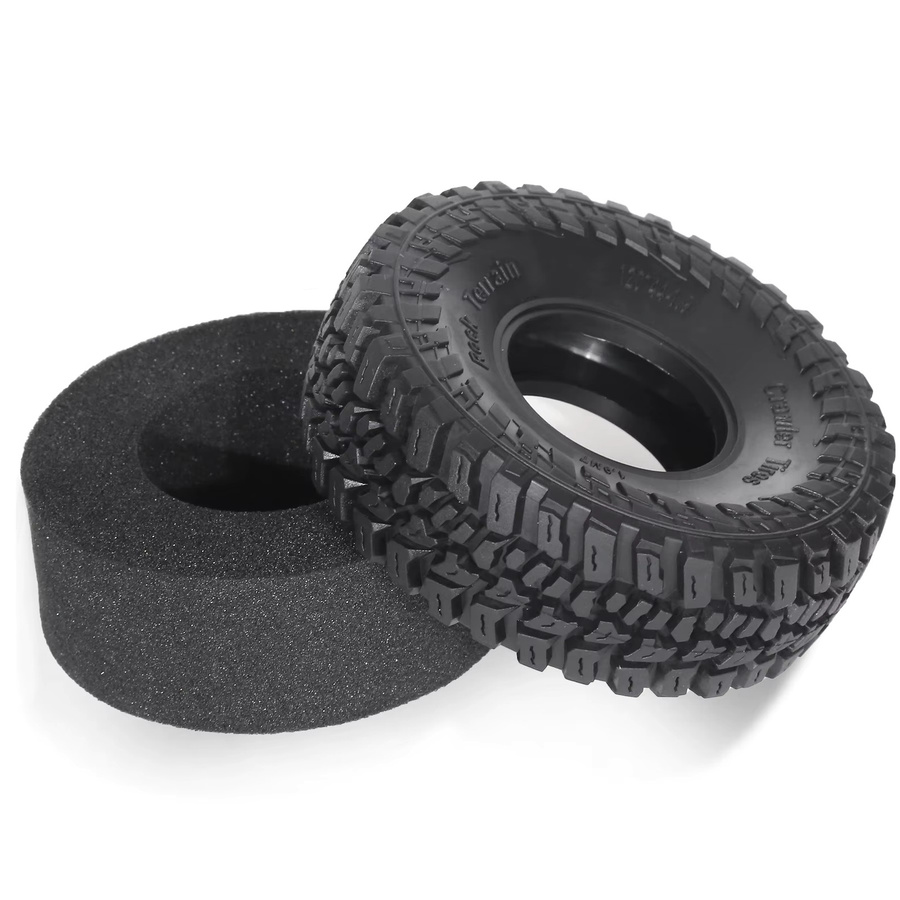 1,9 Zoll Beadlock-Räder und Reifen-Set, schwarz, RC-Crawlerfelgen - Bild 4