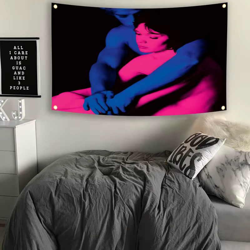 VIKAMA Wandteppich Romantische Umarmung, Mehrfarbig, B/H: 60 x 40 cm - Bild 2