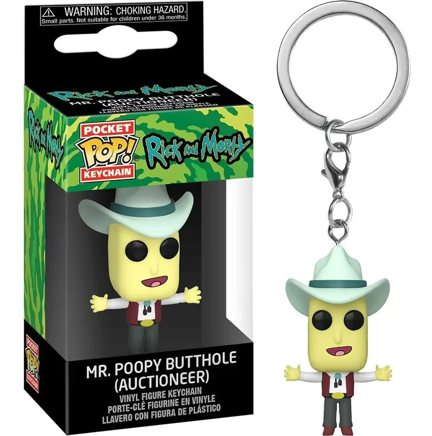 Funko Rick and Morty Schlüsselanhänger, Vinylfigur, ab 3 Jahre - Bild 2