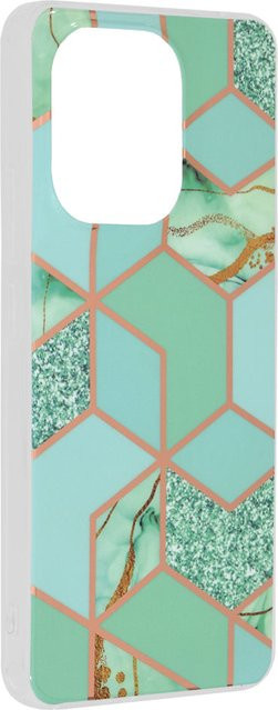 Techsuit Handyhülle für Xiaomi Redmi Note 13 4G in Grün mit Marble Design - Bild 1