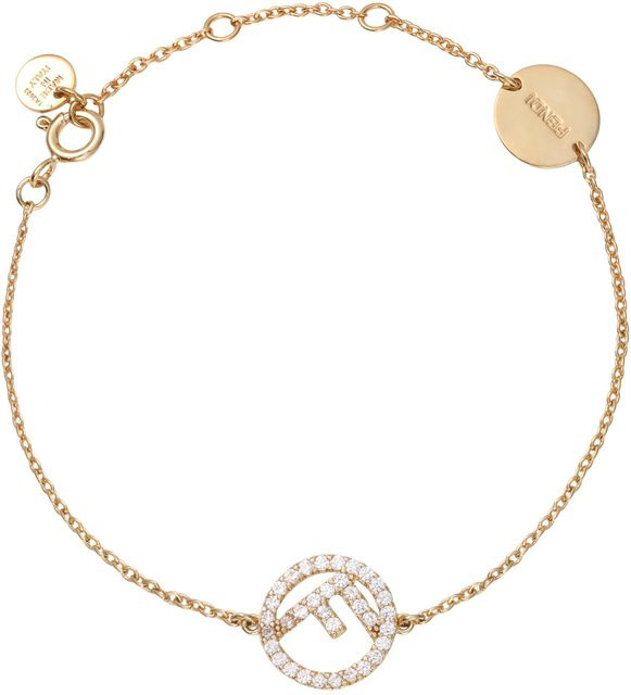 Fendi Armband, Zirkonia, Gold beige, Damen - Bild 1
