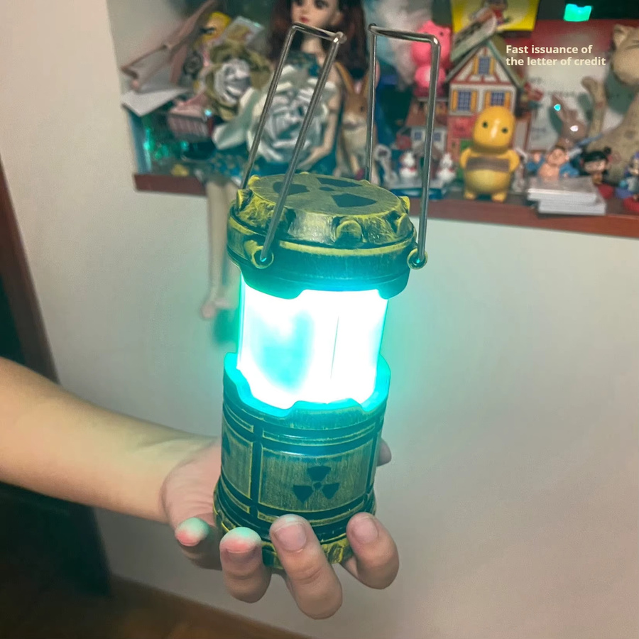 Mini Simulation Nuclear Reaktor Laterne als dekorative Handheld Camping Lampe und Nachtlicht - Bild 5