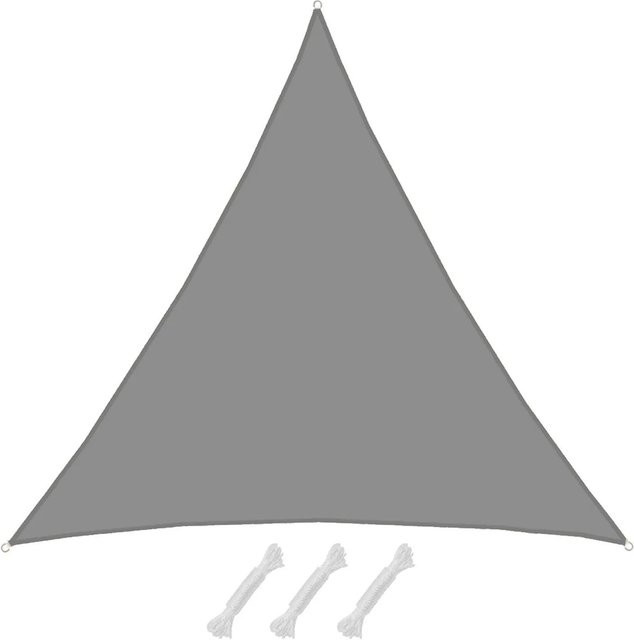 AMANKA Sonnensegel aus Polyester in Grau, wasserdicht und mit UPF 50+, B/T/H: 7 x 7 x 7 m - Bild 1