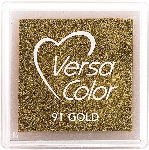 Rico Design Stempelkissen Gold 2,5 x 2,5 cm - Bild 1