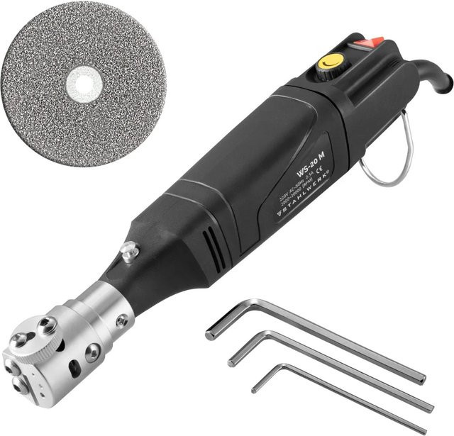 STAHLWERK Wolframschleifgerät WS-20 M in Schwarz mit 125W für Wolframelektroden 1,6-3,2 mm - Bild 1