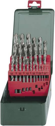 Metabo HSS Metall-Spiralbohrer-Set 25-teilig in Silber mit Zylinderschaft nach DIN 338 - Bild 1