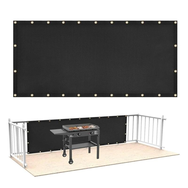 Deamos Feuerfeste Hitzeschilde aus Glasfaser und Silikon für Grill und Terrasse, Breite: 91,5 cm, Höhe: 183 cm - Bild 2