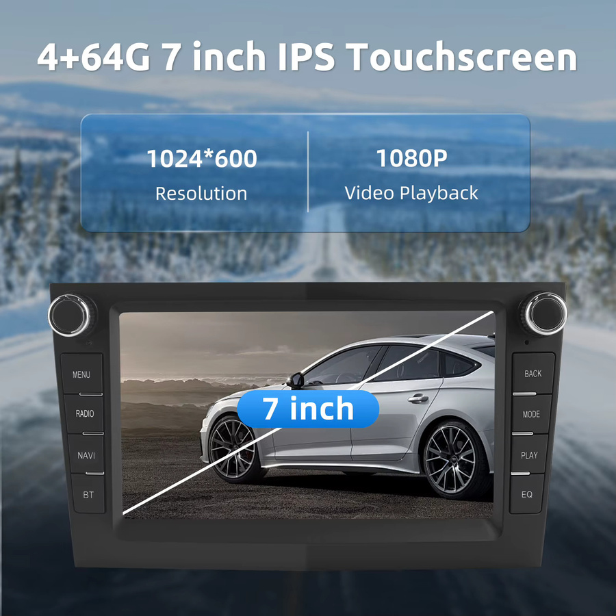 MOPECT 7 Zoll Autoradio für Vauxhall Opel Astra Vectra Corsa Zafira mit 4+64GB, Wireless CarPlay & Android Auto, DAB+ Digitalradio, GPS-Navigation, Bluetooth und DVR - Bild 3