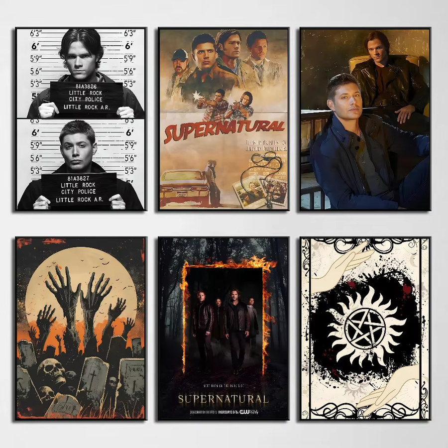 JKPICTURE Wandkunst TV-Serie Supernatural HD-Leinwanddruck-Poster für dein Zuhause und Wohnzimmer - Bild 2