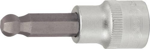 KS Tools 3/8 Zoll Bit-Stecknuss Innensechskant mit Kugelkopf 5mm aus Chrom-Vanadium in Silber - Bild 1