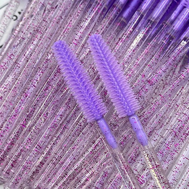 ZANSE Wimpern Pinsel und Augenbrauen Applikatoren, 50 Stück, Unisex - Bild 1