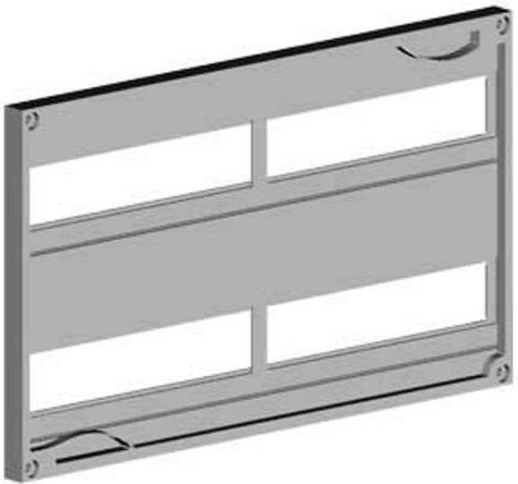 Siemens ALPHA 630 DIN Leistungsschalter-Bausatz Abdeckung, Grau, B: 50 cm, H: 30 cm - Bild 1