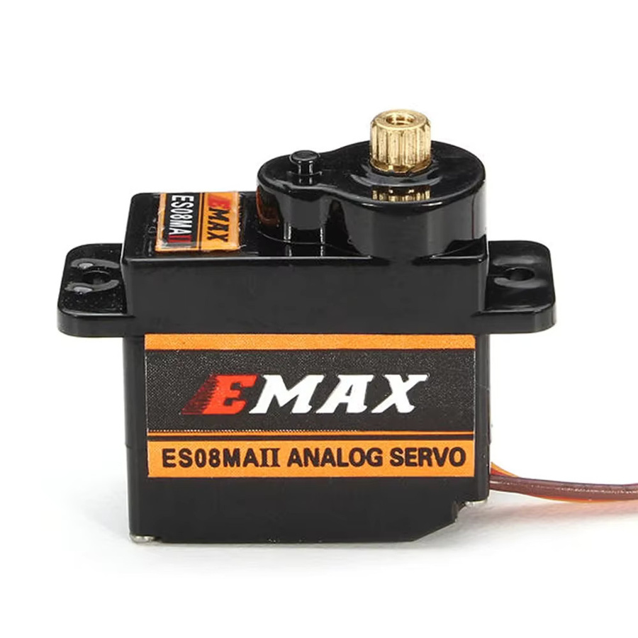 Emax ES08MA II Servomotor, Mini Metal Gear Servo, Schwarz - Bild 3