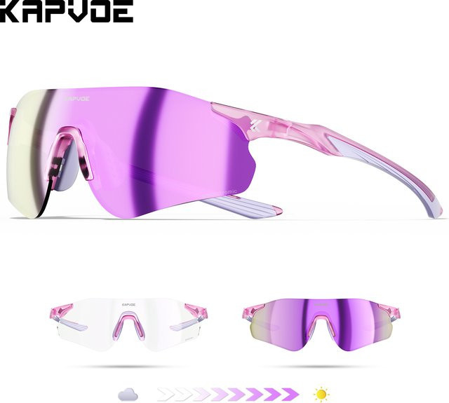 KAPVOE Sportsonnenbrille, Photochrome, TR90 - Bild 1