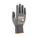 Uvex phynomic lite Montagehandschuhe aus Nylon in Grau und Orange, Größe 8, 10 Paar, EN 388 - Bild 2