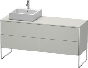 Duravit Waschtischunterschrank XSquare in Weiß, B/T/H: 160 x 54,8 x 77,8 cm - Bild 1