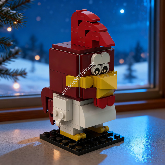 Looney Tunes Foghorn Leghorn Brickheaded Modell Gebäude, 112-teiliges Set - Bild 1