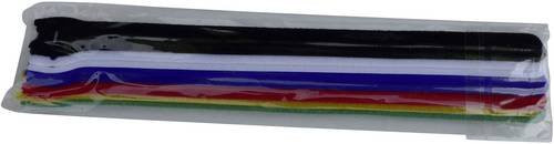 TRU Components Klettkabelbinder zum Bündeln mit Haft- und Flauschteil, Bunt, 10 Stück, Länge: 25 cm, Breite: 1,3 cm - Bild 1