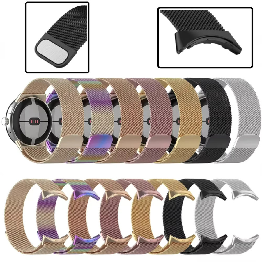 Milanese Loop Armband für Google Pixel Watch, Edelstahl, Unisex - Bild 3