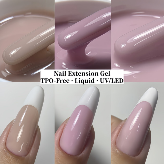MSHARE Acrylgel Builder, rosa, selbstnivellierend, Soak Off - Bild 1