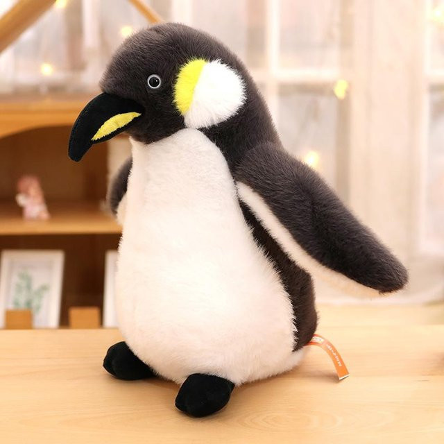 Fashnics Pinguin Weiche Plüschpuppe, Schwarz, 35cm - Bild 1