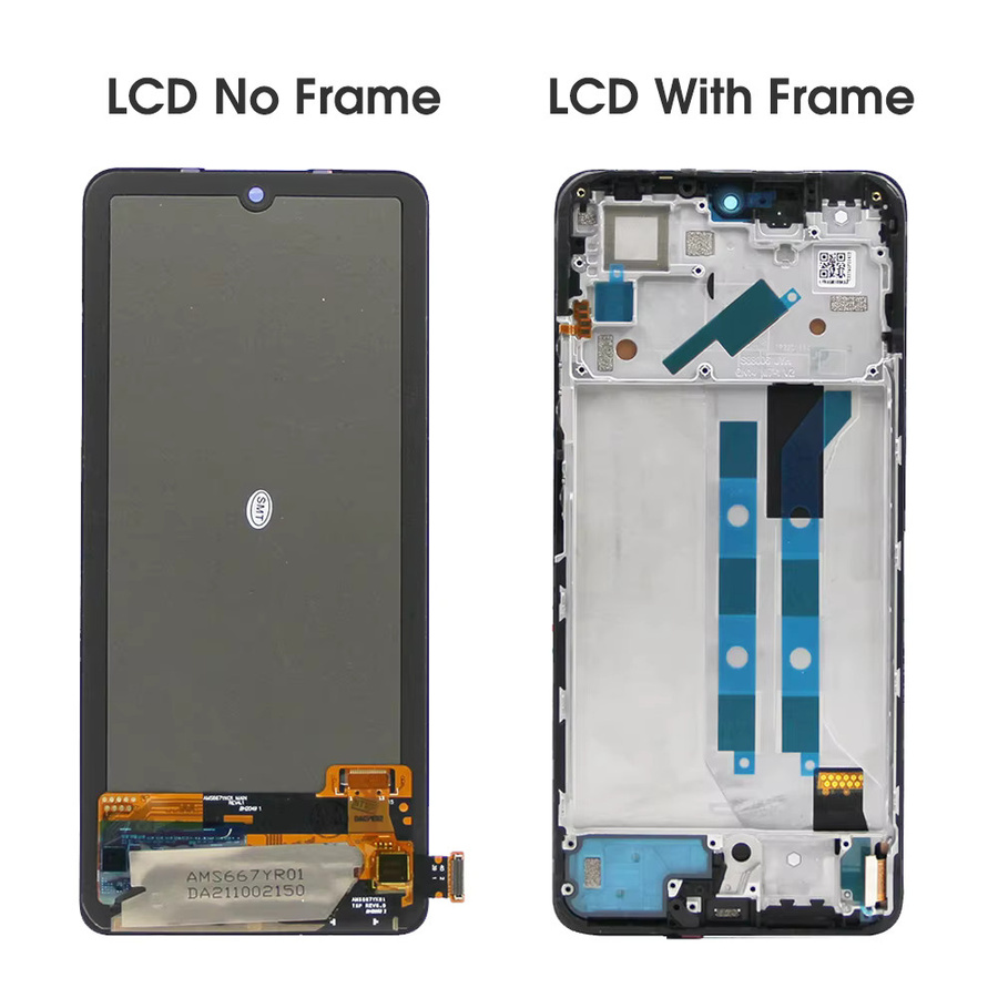Xiaomi Redmi Note 12 Pro 4G LCD-Display Ersatz mit Rahmen in Schwarz - Bild 2