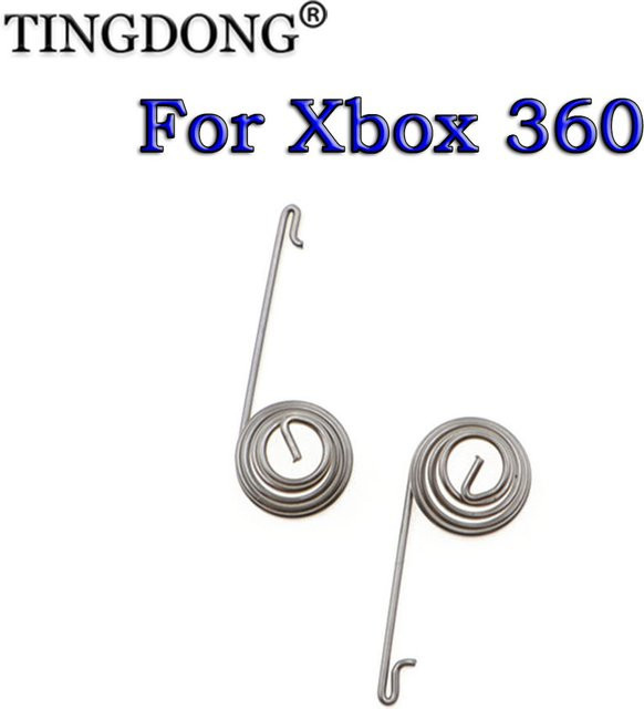 TingDong Leitfähige Batteriefedern für Xbox 360 Wireless Controller, Silber, 1-50 Paar L/R - Bild 1