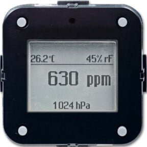 Busch-Jaeger Raumluftsensor 1091 U in Schwarz - Bild 1