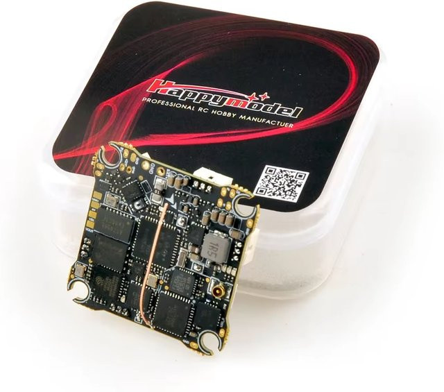 HappyModel X14 ELRS 5-IN-1 AIO Flight Controller für RC Drone, Schwarz - Bild 1