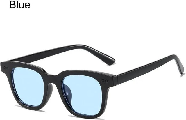 YiRan Sonnenbrille, quadratisch, Vollrand, Kunststoff, weiß - Bild 1