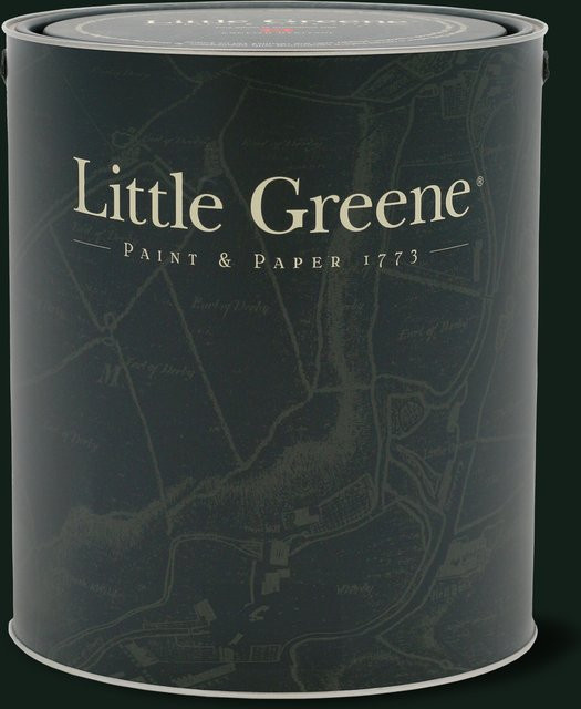 Little Greene Intelligent Floor Paint Obsidian Green 216, wasserbasierte Bodenfarbe in Satin-Matt, 2,5 l - Bild 1