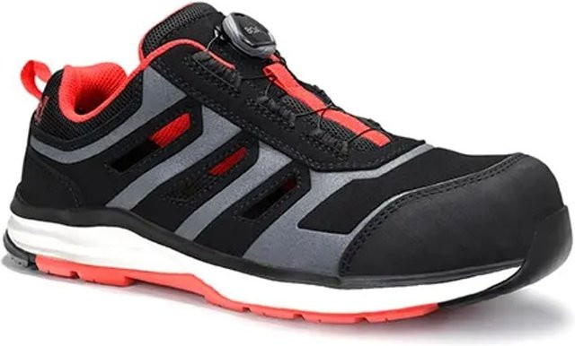 Elten Sicherheitssandale JoRapid Boa Black-Red Easy ESD S1P Gr. 47 - Bild 1