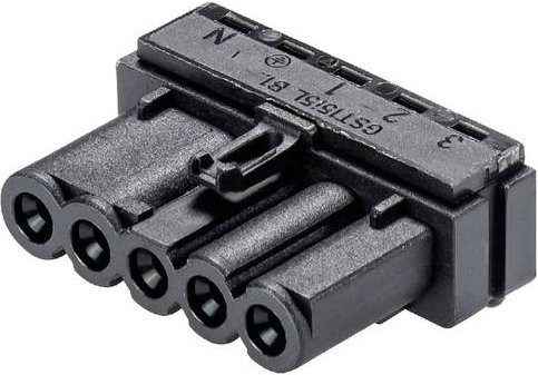 Wieland Electric 91.053.0053.1 Geräteanschluss in Schwarz - Bild 1