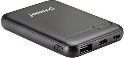 Intenso Powerbank XS5000 5000 mAh Schwarz mit Statusanzeige und USB-A, USB-C sowie Micro-USB Anschlüssen - Bild 3