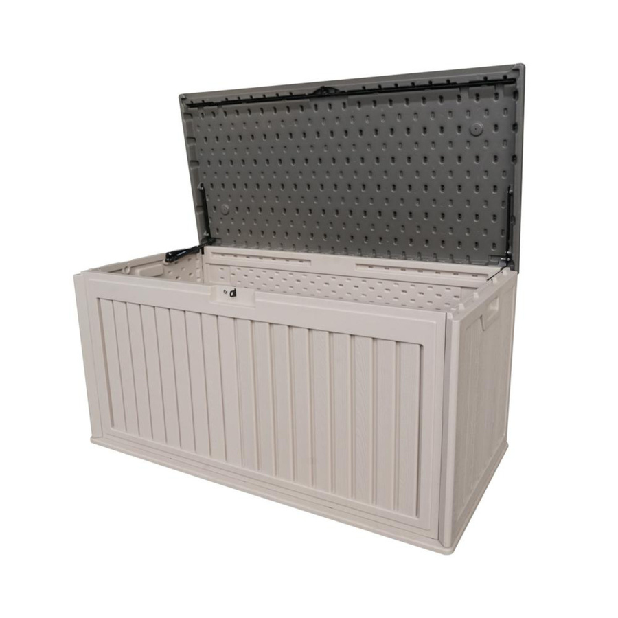 Westmann Gartenbox Alba aus Kunststoff in Creme, 380 l, B/T/H: 128 x 63 x 64 cm - Bild 3