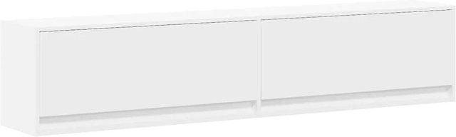 vidaXL TV-Wandschrank mit LED-Beleuchtung in Weiß, B/H/T: 180 x 31 x 38 cm - Bild 1