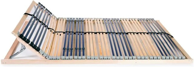 vidaXL Lattenrost aus Buche und Birke mit 42 Latten und 7 Zonen, B/T/H: 140 x 200 cm - Bild 1