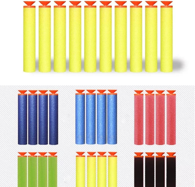 Nerf Zubehör, 100-teiliges Set, Schaumstoff, Rot, Bunt / Mehrfarbig - Bild 1